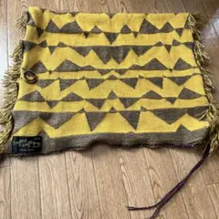 ワッフリッシュワッフリッシュ幾何学模様ストール　春先に。値下げ不可