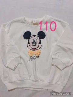 Mickey Mouse トレーナー 110cm リトシーコラボのサムネイル