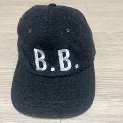 ブルックスブラザーズ B.B.刺繍ダークグレーキャップ