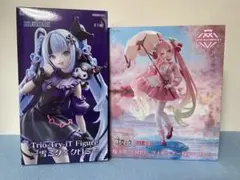 桜ミク 桜ドレスver 初音ミクTrio-Try-iT 雪ミク×クロミフィギュア