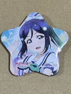 ラブライブ！　Aqours　星型缶バッジ　松浦果南