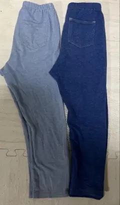 ユニクロ リラックスフィットレギンス10分丈 2枚組