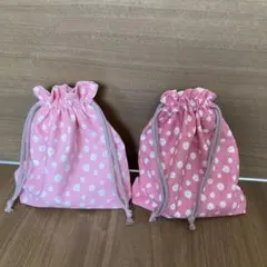 ハンドメイド巾着袋２点セット
