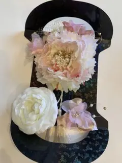 花飾り 髪飾り タッセル付き