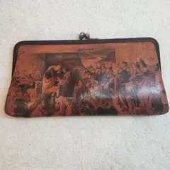 ゲンテン×ウフィツィ美術館　コラボ　アート　がま口財布