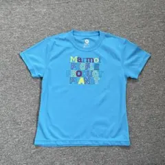 Marmot 半袖 Tシャツ ブルー ロゴプリントのサムネイル