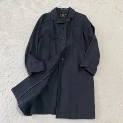 Sunny Clouds サニークラウズ　綿麻コート　ネイビー　LLサイズ
