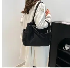 【新品】コーデュロイ トートバッグ 通勤 通学 マザーズバッグ 大容量 シンプル