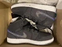 新品 NIKE 24.5cm AIR JORDAN 1 MID GS スニーカー