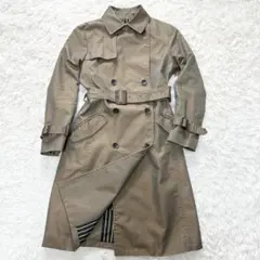 グローバルワーク　ベージュ ダブルブレスト トレンチコート　サイズL