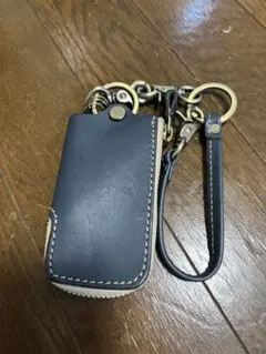 黒レザー スマートキーケース