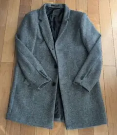 グレー ヘリンボーン　 チェスターコート　※11/30迄最終価格