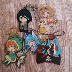 キャラクター ラバーストラップ 5点セット