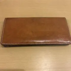 TAKEO KIKUCHI 長財布 ブラウン レザー