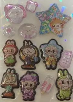 ラブブ ぷくぷくシール ウォーターシール おすそ分け ボンボンドロップシール