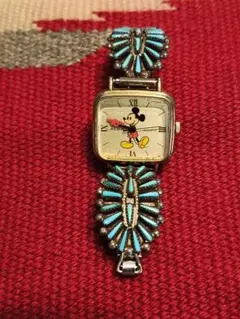 インディアンジュエリー ターコイズウォッチ