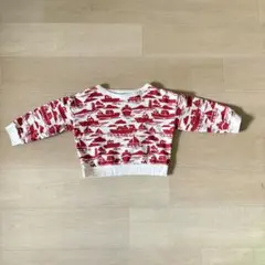 PETIT BATEAU 船プリント トレーナー 4ans（104㎝）のサムネイル
