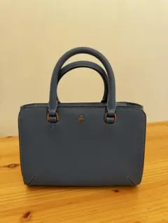 TORY BURCH トリーバーチ 2wayハンドバッグ レザー ライトブルー