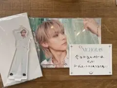 【匿名配送】&TEAM カフェ ニコラス　アクスタ　ポストカード　運勢カード