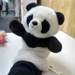 3F 昭和レトロ パンダ ハンドパペット ぬいぐるみ 当時物 ヴィンテージ