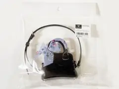 【新品】ボークス　2WAYショルダーバッグ（ブラックレザー・ブルースカーフ）
