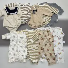 週末限定⭐︎ベビー服 長袖　ロンパース　まとめ売り