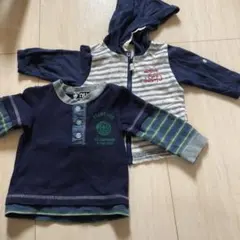 nu ロンT 薄手のパーカー 2枚セット