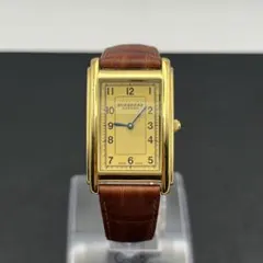 稼動品 Burberry バーバリー レクタンギュラー スモールセコンド腕時計 