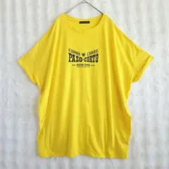 GORGE バックプリントTシャツ F 黄 オーバーサイズ 半袖のサムネイル