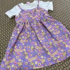 ラプンツェル 半袖ワンピース 100cm