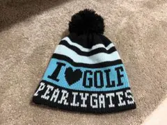 PEARLY GATES ニット帽 I LOVE GOLF