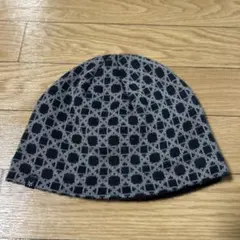 00's zooyork 幾何学模様 ニット帽 y2k