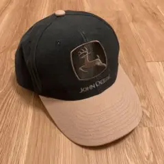 未使用 90s USA製 JOHN DEERE キャップ ブラック ツートン 黒 未使用 90s USA製 JOHN DEERE キャップ ブラック ツートン 黒 - メルカリ