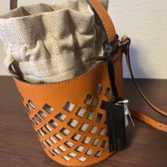 RIPANI キャメル革カゴバッグ風　再値下げしました。