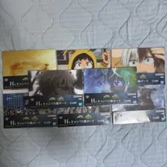 ま*)様 一番くじ 僕のヒーローアカデミア　H賞 キャンバス風ボード8種セット