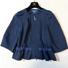 極美品✨エムズグレイシー 24SS コクーンスリーブジップアップジャケットのサムネイル