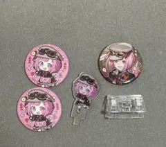 プロセカ セカライ 鳳えむ 缶バッジ アクリルクリップスタンド