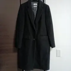 nano universe ブラック チェスターコート　Mサイズ