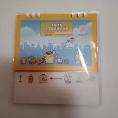 2026 赤十字 ポムポムプリン コラボ カレンダー ハートラちゃん サンリオ
