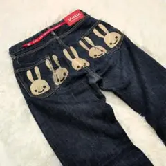 CUNE キューン 5連うさぎ デニム パンツ 30 日本製　ストレートのサムネイル