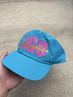 90s 00s AGD キャップ　トラッカーキャップ　ブルーのサムネイル