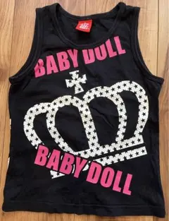 BABY DOLL タンクトップ 110サイズ 黒