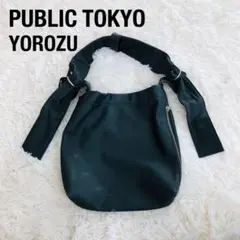 PUBLIC TOKYO YOROZUポリカーボネートタスキショルダーバッグ黒のサムネイル