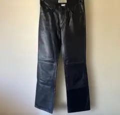 革パンツ　牛革　appetissant ブラック　革パン　レディース　サイズ02