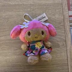 マイメロ ハワイ ぬいぐるみ マスコット キーホルダー