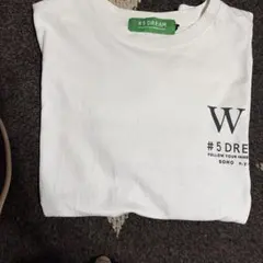 ［特価］#5 DREAM ロゴTシャツ ホワイトＬサイズ