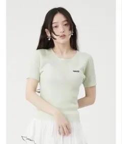 シアーリブニットトップス　LILY BROWNのサムネイル