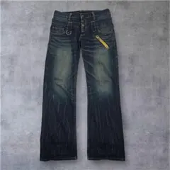 Archive LOW BOX ブーツカット デニム ラメ ペイント加工 y2k - メルカリ