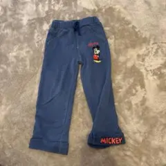 ディズニー　パンツ　ミッキー　100 リトシー　コスチューム　しまむら　デニム