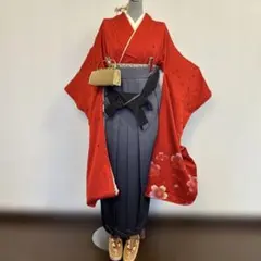 卒業式袴グラデ(紐下90㌢)152〜158㌢・ブーツ着用＋10㌢の方用7点